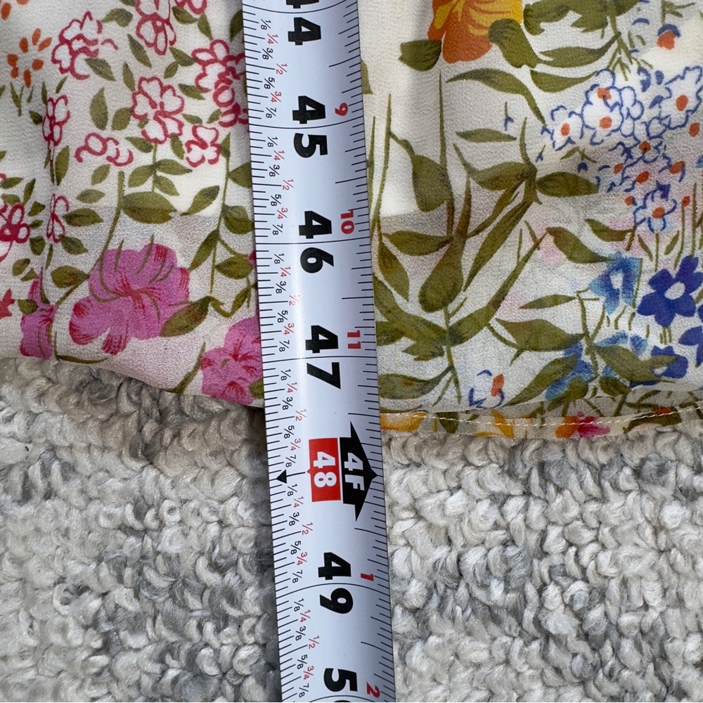 Lucy Paris Multicolor Floral Maxi Dress Size Small Bohemian Cottagecore prairie - Picture 11 of 11